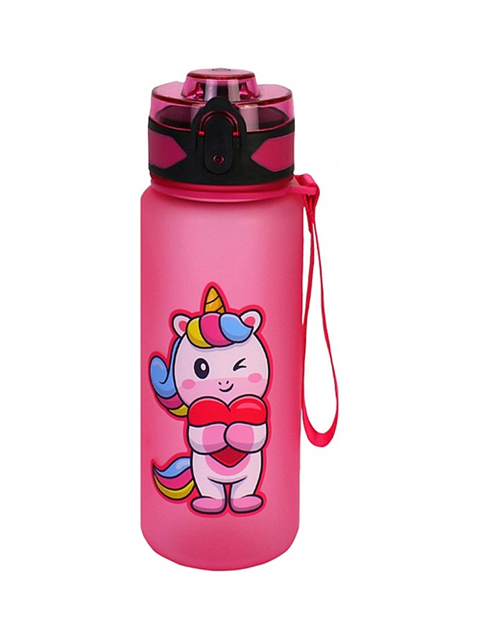 Пляшка для води Lovely Unicorn колір рожевий ЦБ-00227741 SKT000927347 фото