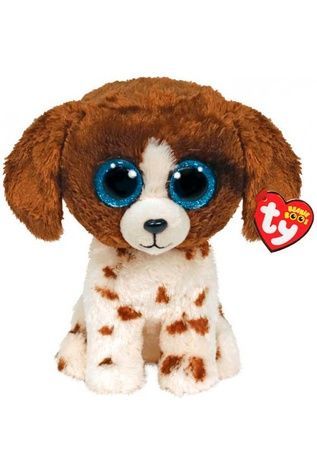 Дитяча іграшка м&rsquo;яконабивна TY Beanie Boo's - Цуценя "MUDDLES" TY 36487 ЦБ-00252012 фото