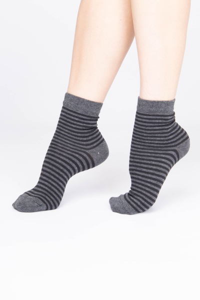 Шкарпетки жіночі 35-38 колір темно-сірий ЦБ-00178147 SKT000593661 фото