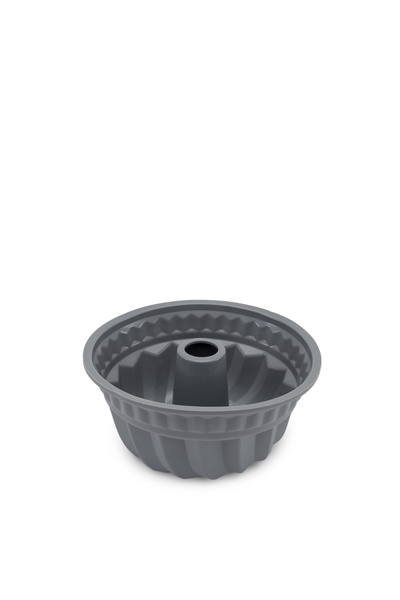 Силіконова форма для випічки "Кекс з втулкою" колір сірий ЦБ-00247453 SKT000987158 фото
