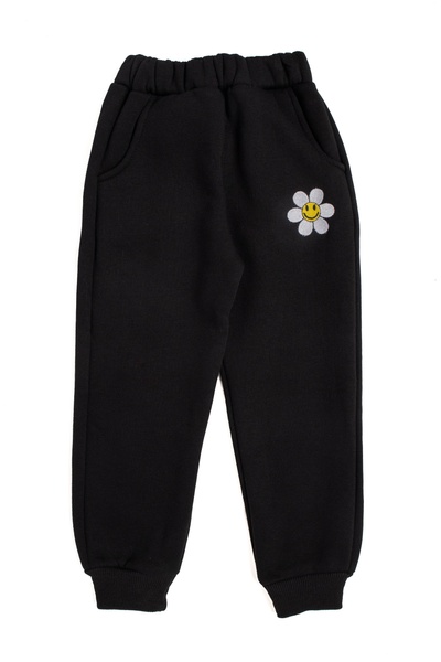 Спортивные штаны для девочки 104 цвет черный ЦБ-00230283 SKT000934311 фото