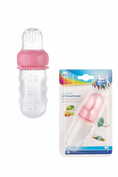 Canpol babies Ніблер силіконовий для годування колір рожевий ЦБ-00154135 SKT000525172 фото