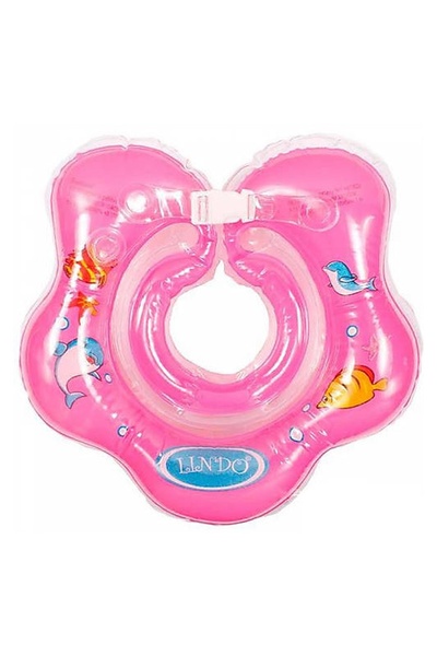 Круг для купання немовлят колір рожевий 00-00155388 SKT000184217 фото