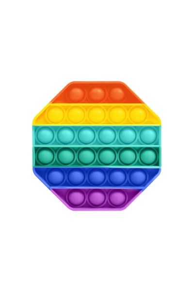 Іграшка-антистрес "POP IT. Восьмикутник" колір різнокольоровий ЦБ-00164454 SKT000555553 фото