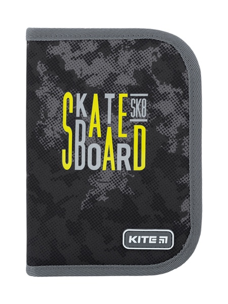 Пенал Kite для хлопчиків Skateboard колір чорний ЦБ-00225090 SKT000921785 фото