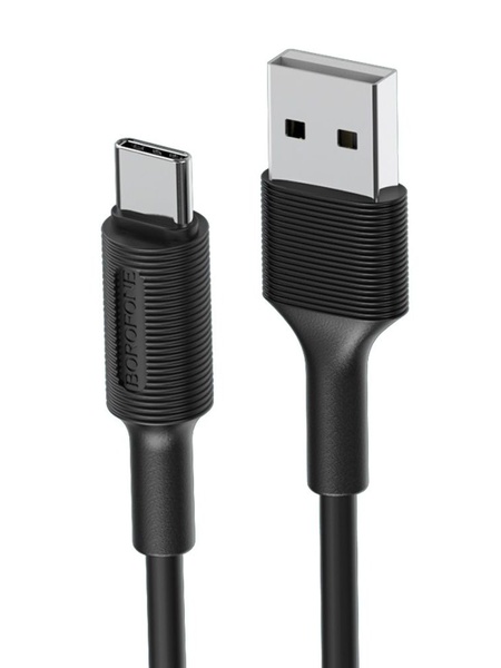 Кабель Borofone BX1 USB to Type-C колір чорний ЦБ-00220477 SKT000909897 фото