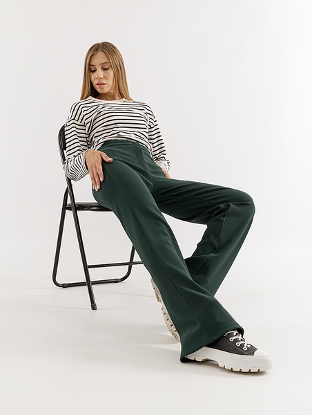 Жіночі штани 48 колір зелений ЦБ-00229107 SKT000931344 фото