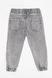 Джогери джинсові на хлопчика 98 колір світло-сірий ЦБ-00185374 SKT000612051 фото 3