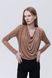 Женская блуза с длинным рукавом 42 цвет бронзовый ЦБ-00233759 SKT000942152 фото 1