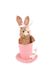 Кроличка в розовой шляпке цвет розовый ЦБ-00207524 SKT000883069 фото 1