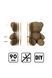 Картонний 3D конструктор "Cartonic Teddy Bear" Cartonic CARTTEDDY ЦБ-00275385 фото 6