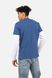 Чоловіча футболка з коротким рукавом 46 колір синій ЦБ-00243196 SKT000967376 фото 3