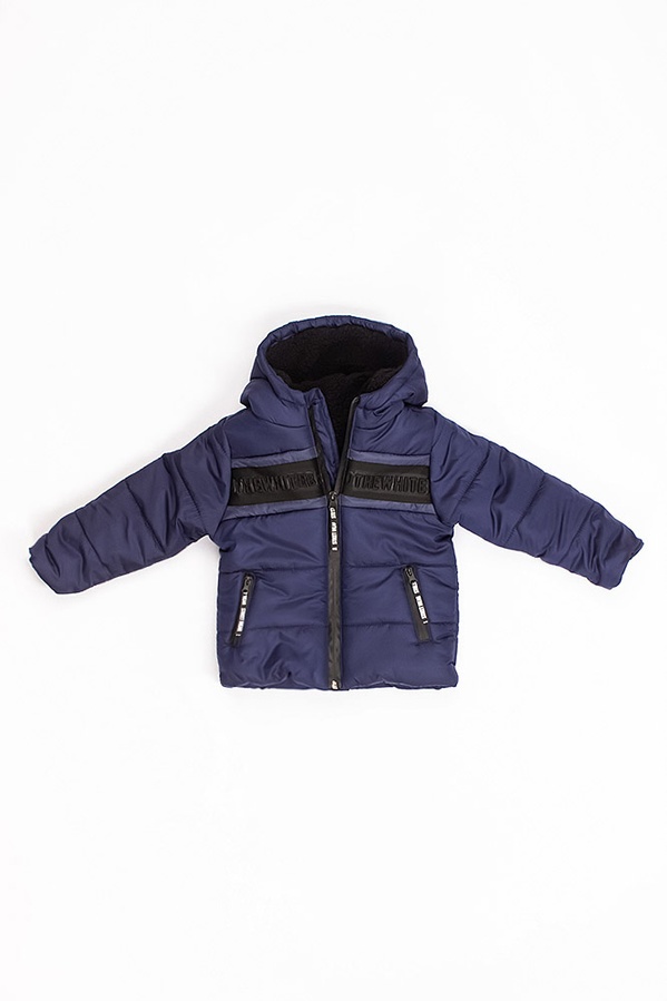 Куртка коротка на хлопчика 110 колір темно-синій ЦБ-00177305 SKT000591449 фото