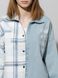 Женская джинсовая рубашка 44 цвет голубой ЦБ-00218997 SKT000905972 фото 3