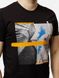 Мужская футболка регуляр 52 цвет черный ЦБ-00216069 SKT000899928 фото 2