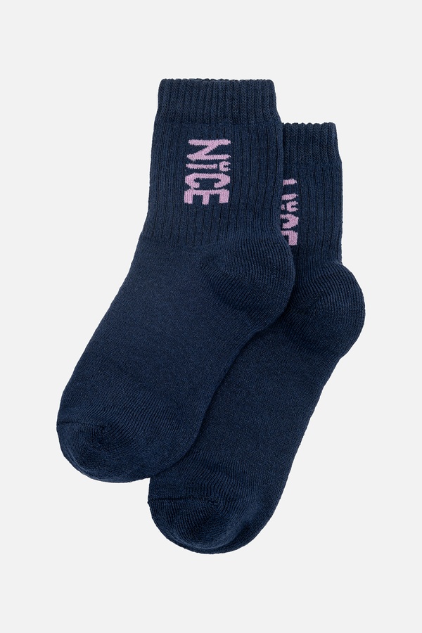 Шкарпетки для дівчинки 27-30 колір темно-синій ЦБ-00232044 SKT000937778 фото