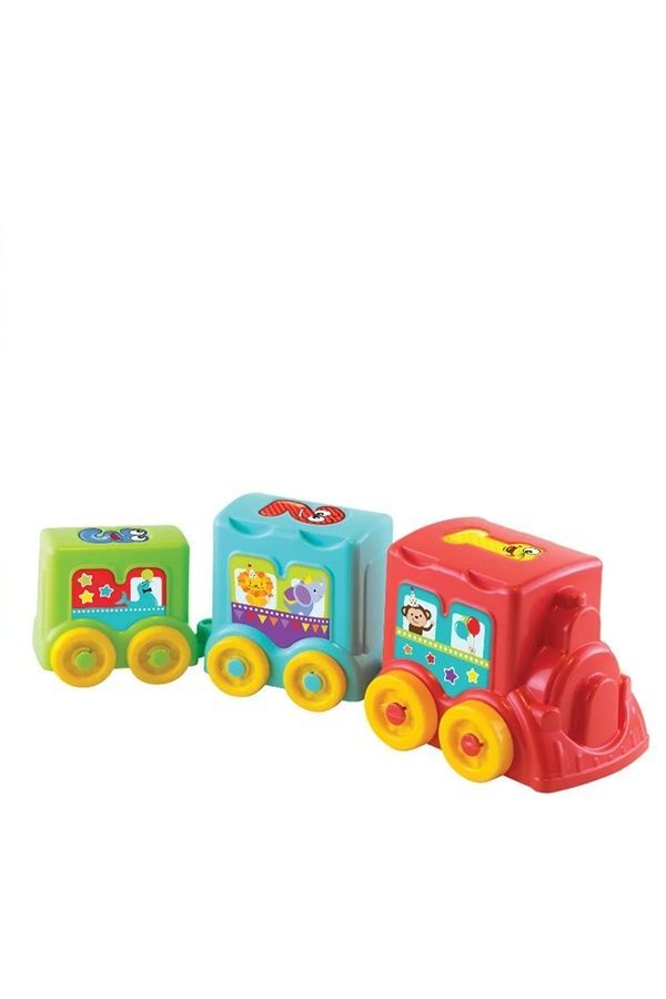 Пірамідка "Поїзд" DEDE 03459 ЦБ-00268355 фото