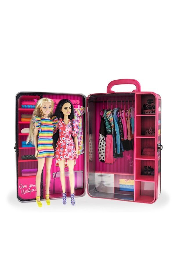 Портативный кейс Barbie Модный Шкаф Barbie BBDS6B ЦБ-00271291 фото