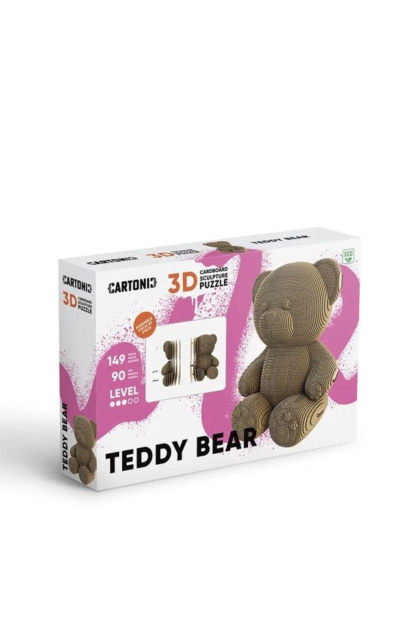 Картонний 3D конструктор "Cartonic Teddy Bear" Cartonic CARTTEDDY ЦБ-00275385 фото