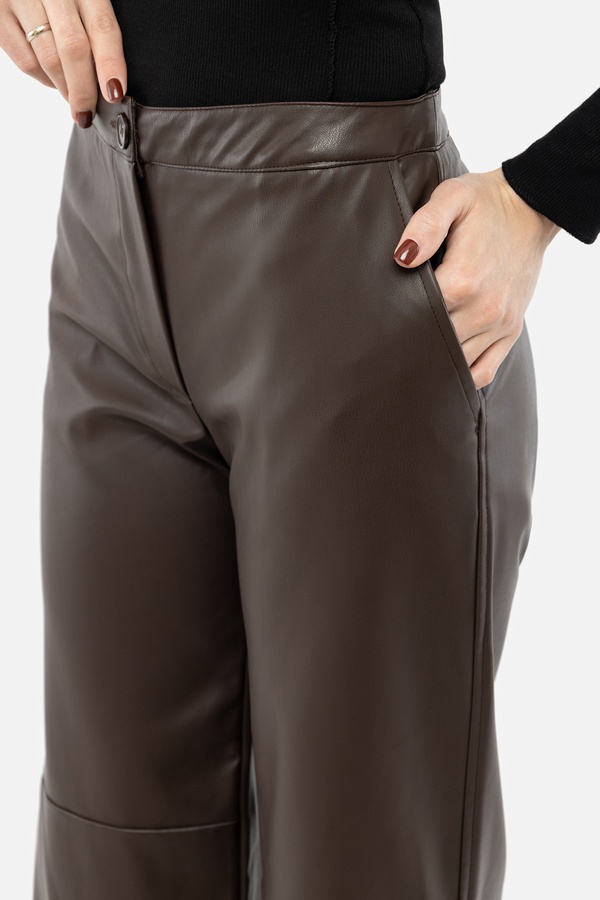 Жіночі штани 38 колір коричневий ЦБ-00241713 SKT000962509 фото
