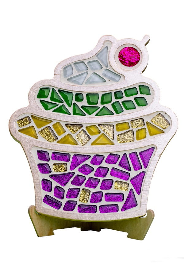 Набор для творчества «Хрустальное стекло мозаика. Кекс» цвет разноцветный ЦБ-00236333 SKT000952074 фото