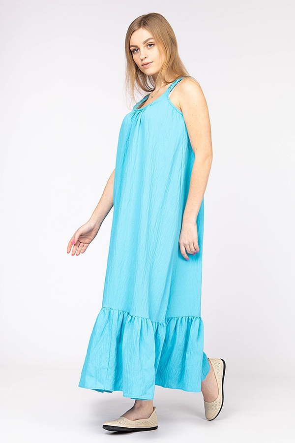 Сукня жіноча 42 колір бірюзовий ЦБ-00174036 SKT000582286 фото