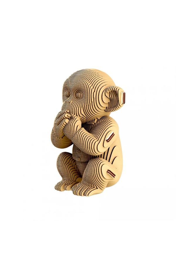 Картонный конструктор Cartonic 3D Puzzle MONKEYS TRIO Cartonic CARTTRIOMONK ЦБ-00289956 фото