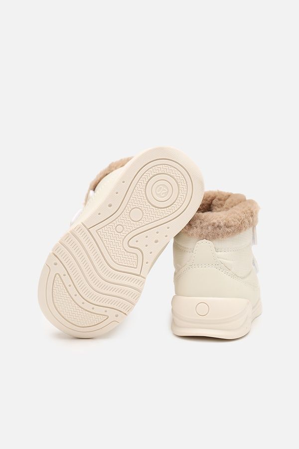 Ботинки для девочки цвет молочный 21 ЦБ-00279613 фото
