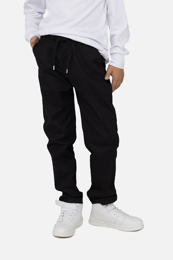 Штани для хлопчика 110 колір чорний ЦБ-00255136 SKT001006986 фото