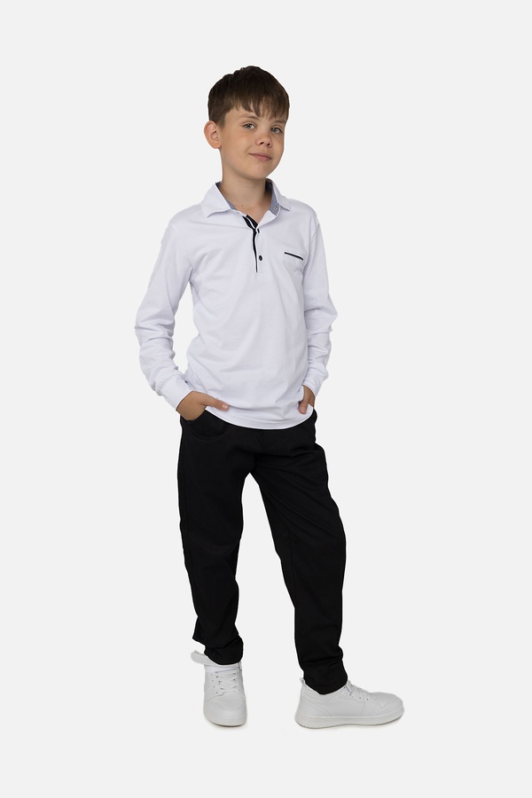 Штани для хлопчика 110 колір чорний ЦБ-00255136 SKT001006986 фото