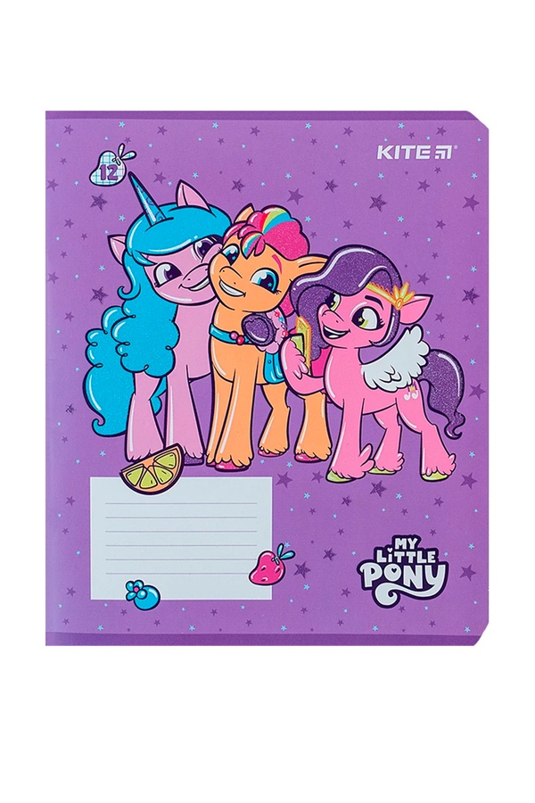 Зошит шкільний у клітинку на 12 аркушів - Kite My Little Pony колір різнокольоровий ЦБ-00256761 SKT001011231 фото