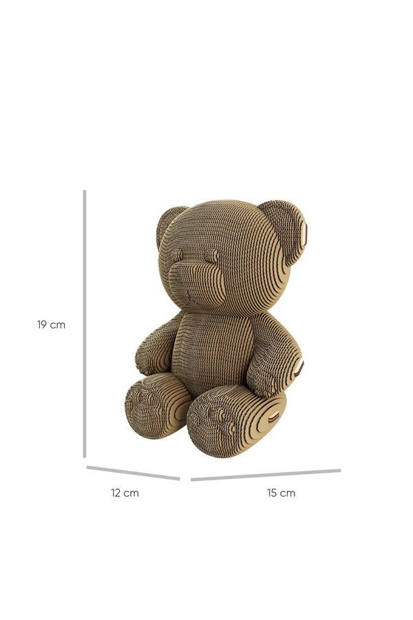 Картонний 3D конструктор "Cartonic Teddy Bear" Cartonic CARTTEDDY ЦБ-00275385 фото
