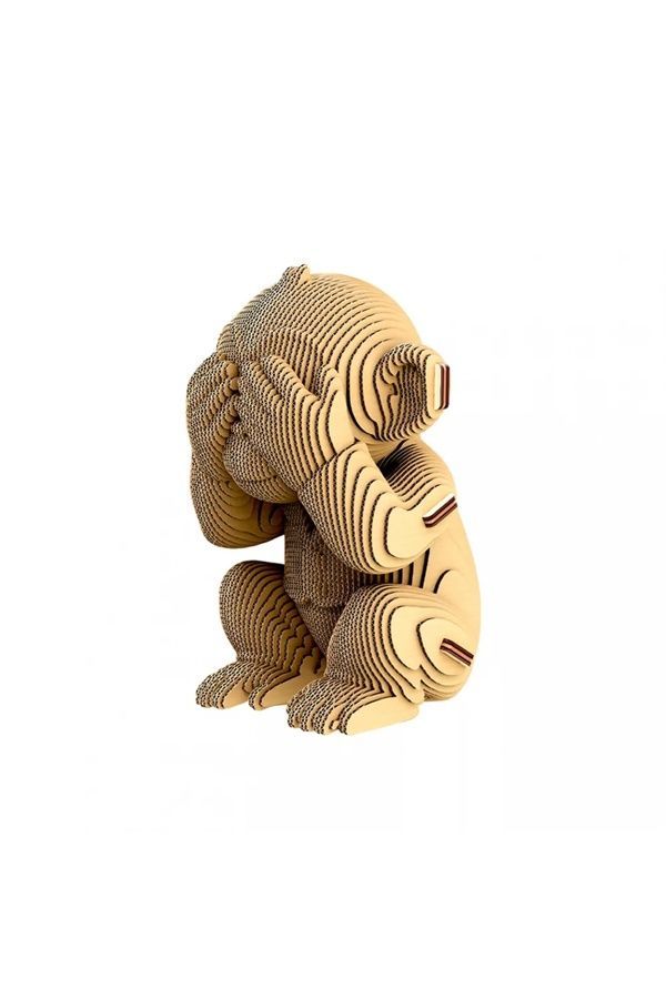 Картонный конструктор Cartonic 3D Puzzle MONKEYS TRIO Cartonic CARTTRIOMONK ЦБ-00289956 фото
