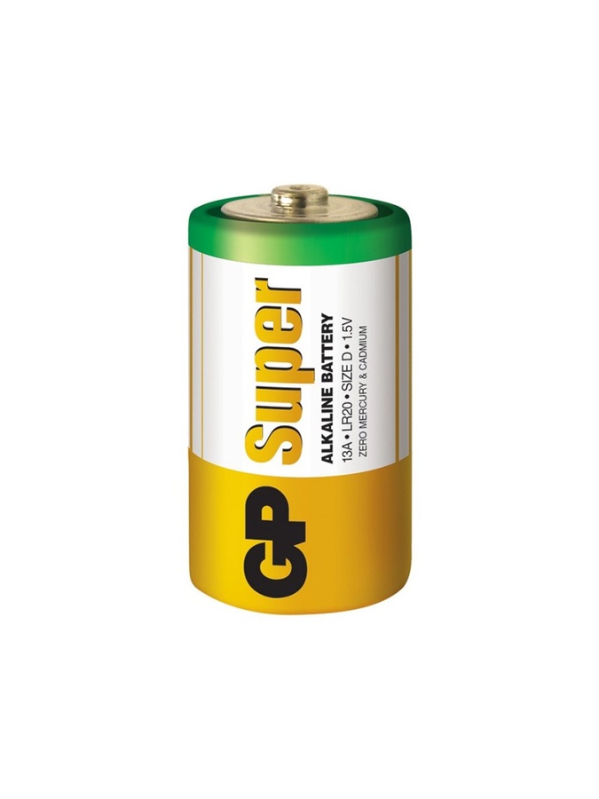 Батарейка SUPER ALKALINE, щелочная, трей S2, LR20/D, Цена за 1 шт цвет разноцветный ЦБ-00112128 SKT000439773 фото