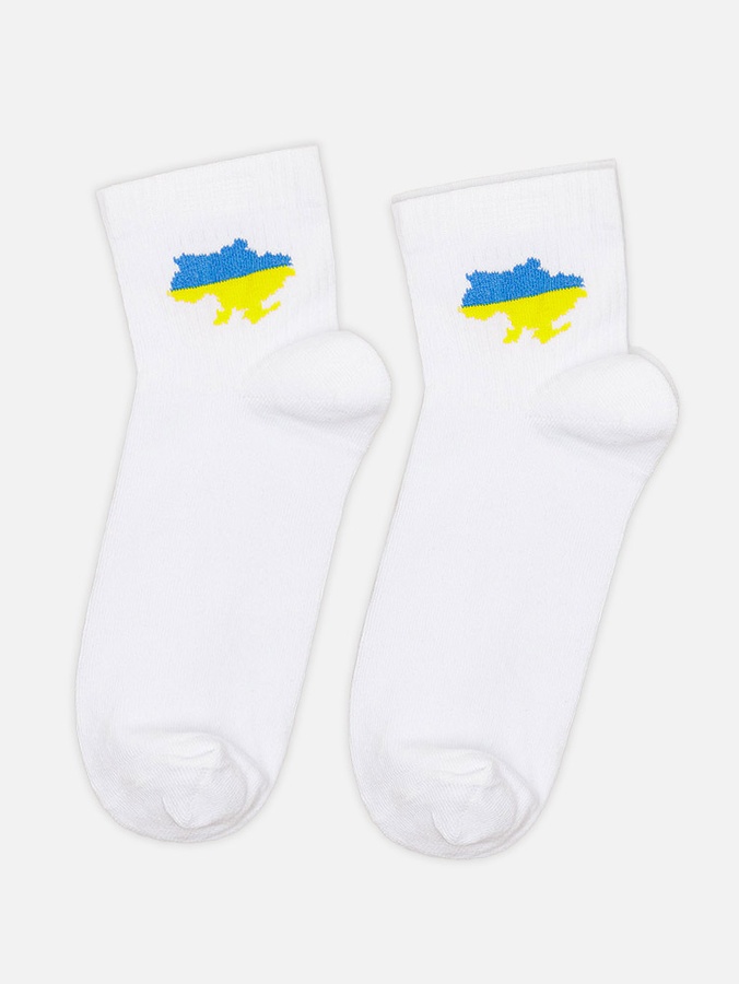 Чоловічі шкарпетки 40-42 колір білий ЦБ-00217657 SKT000902983 фото