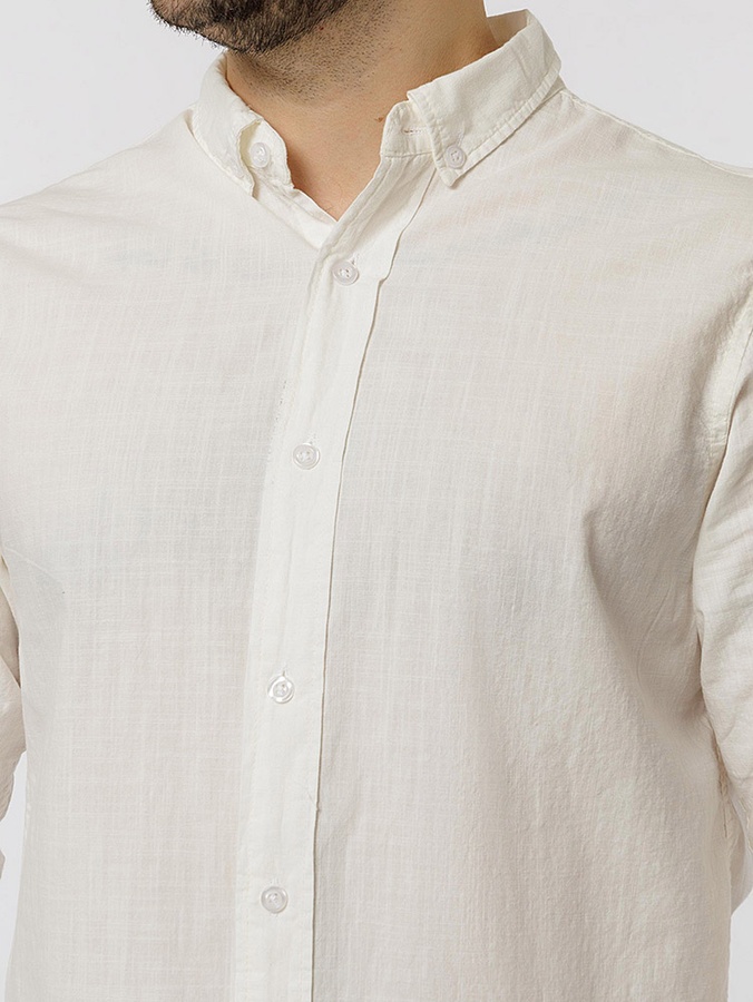 Мужская рубашка с длинным рукавом 52 цвет белый ЦБ-00218783 SKT000905288 фото