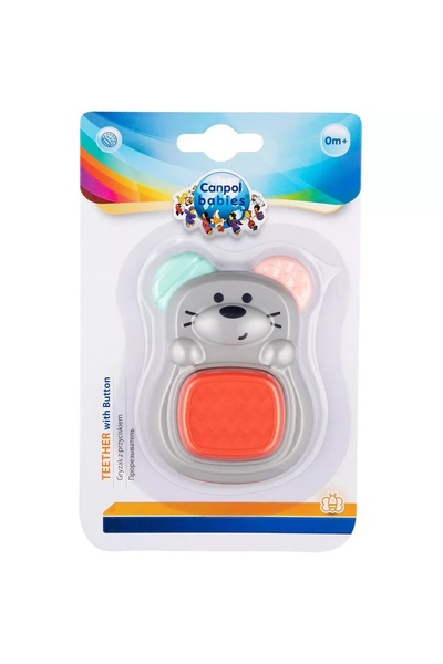 Іграшка-прорізувач з пищалкою "Мишка" колір різнокольоровий ЦБ-00214428 SKT000896328 фото