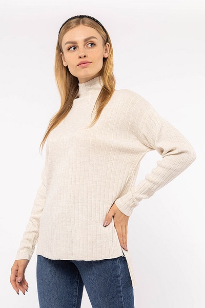 Женский свитер 46 цвет молочный ЦБ-00194421 SKT000854110 фото