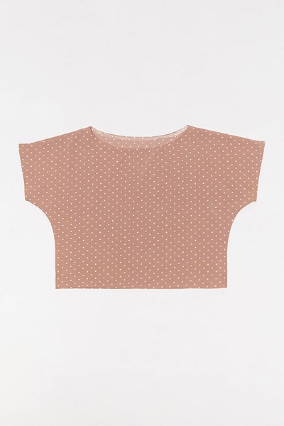 Блуза для девочки 122 цвет коричневый ЦБ-00160347 SKT000542571 фото