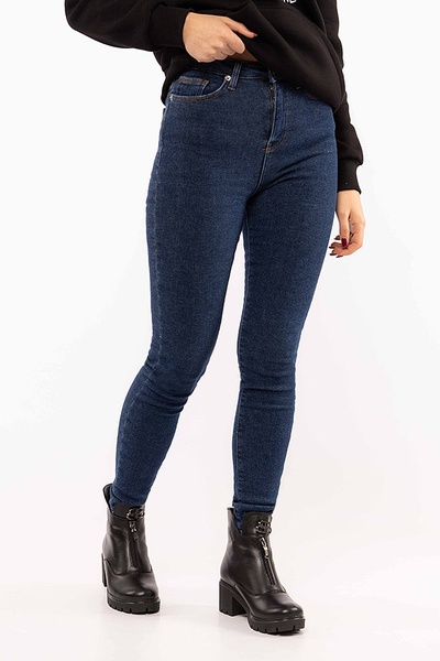 Женские джинсы цвет темно-синий ЦБ-00201402 SKT000870258 фото