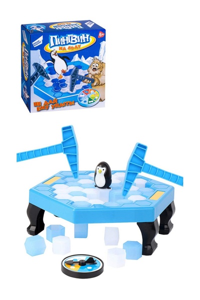 Гра дитяча настільна « Пінгвіни на крижині» колір різнокольоровий ЦБ-00118575 SKT000449958 фото