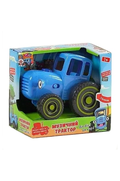 Музыкальный трактор цвет синий ЦБ-00250330 SKT000992905 фото