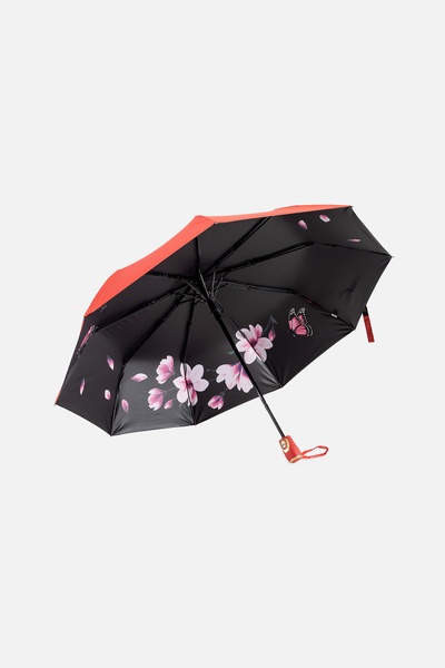Жіноча напівавтоматична парасолька колір червоний ЦБ-00248638