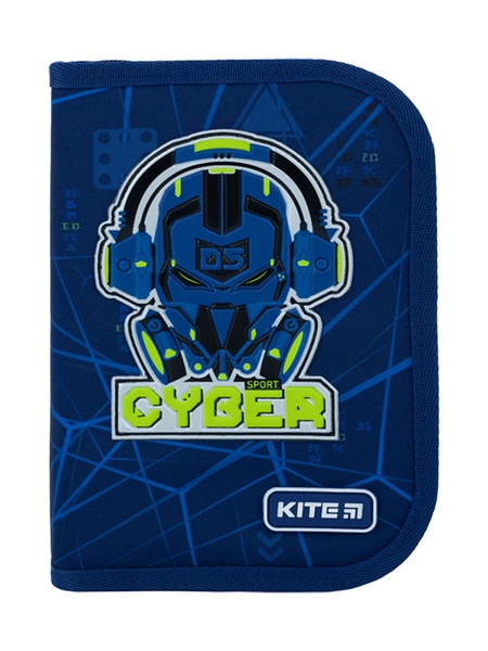 Пенал Kite Cyber цвет темно-синий ЦБ-00225085 SKT000921780 фото