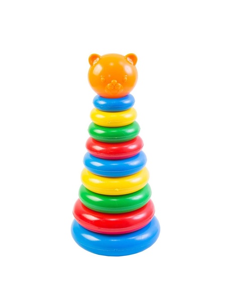 Іграшка розвиваюча "Пірамідка" колір різнокольоровий 00-00033449 SKT000095396 фото