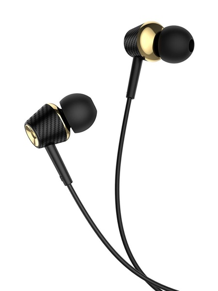 Навушники вакуумні Hoco M70 колір чорний ЦБ-00230817 SKT000935552 фото