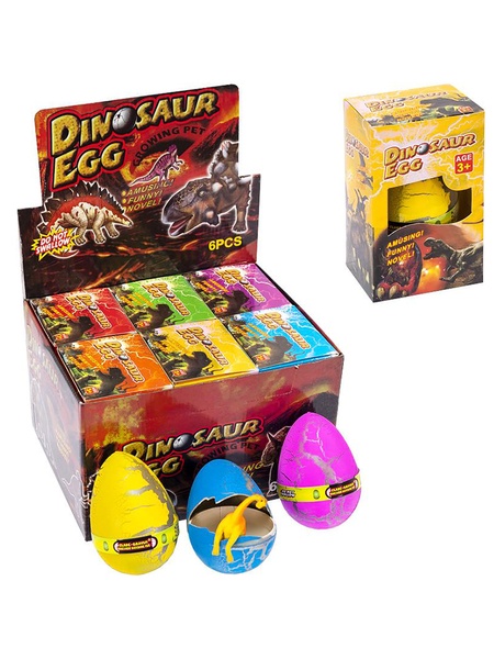 Іграшка - "Яйце динозавра" колір різнокольоровий ЦБ-00213662 SKT000894355 фото