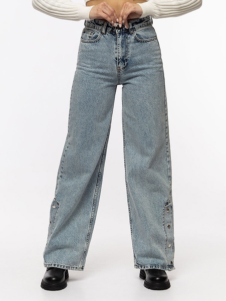 Жіночі джинси 52 колір блакитний ЦБ-00214172 SKT000896719 фото