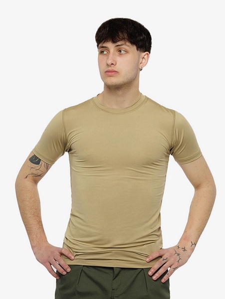Мужская тактическая футболка 52 цвет бежевый ЦБ-00215127 SKT000897920 фото