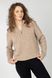 Жіночий светр 48 колір бежевий ЦБ-00234212 SKT000943532 фото 1
